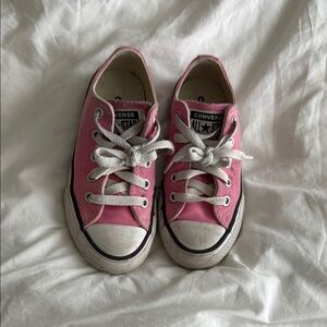 Converse Kids Chuck Taylor All Star Classic Sneakers in Pink and White